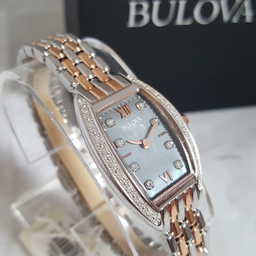 Bulova Diamond Watch for Women - Picture 2 of 8